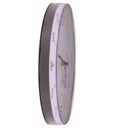 Alba Horclas Wall Clock 25cm Silver Grey