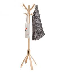 Alba Coat Stand Cafe 10 Pegs Light Wood
