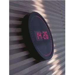 Alba LED Wall Clock HROLED Black 30cm