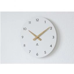 Alba Wall HORMILENA Clock White and Wood 30cm