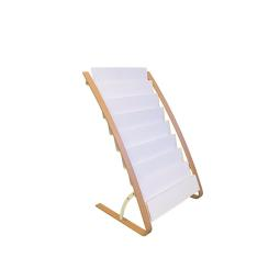 Alba Floor Display 8 Double Compartments A4 White and Wood