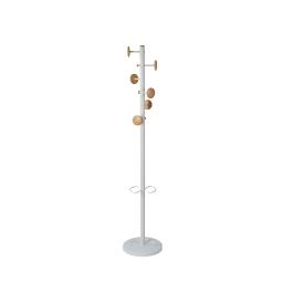 Alba Coat Stand Music White 6 Pegs and 3 Mini Pegs