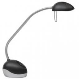 Alba X Led Desk Lamp Black Silver LEDX N UK