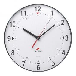 Alba Horclas Wall Clock 25cm Silver Grey