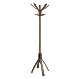 Alba Coat Stand Cafe 10 Pegs Dark Wood