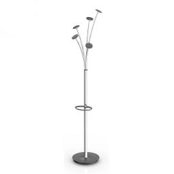 Alba Coat Stand Festival 5 Pegs Chrome