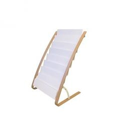Alba Floor Display 8 Double Compartments A4 White and Wood