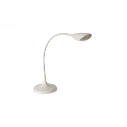 Alba Led Arum Desk Lamp White UK Plug