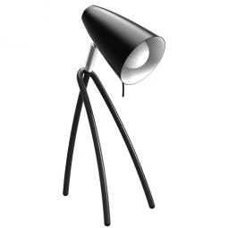 Alba Desk Lamp KID2 Fluorescent or LED Kids Black