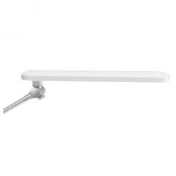Alba Led Trek LED Desk Lamp White and Silver Grey UK Plug