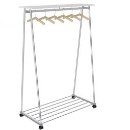 Alba Oslo Mobile Garment Rack and 6 Hangers 