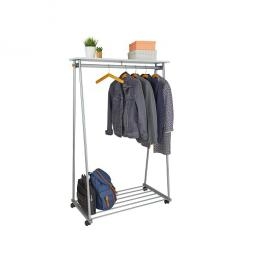 Alba Oslo Mobile Garment Rack and 6 Hangers 