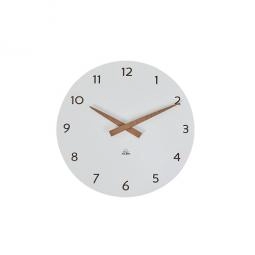 Alba Wall HORMILENA Clock White and Wood 30cm